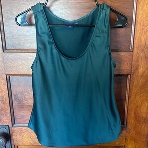Green Gap Satin Top